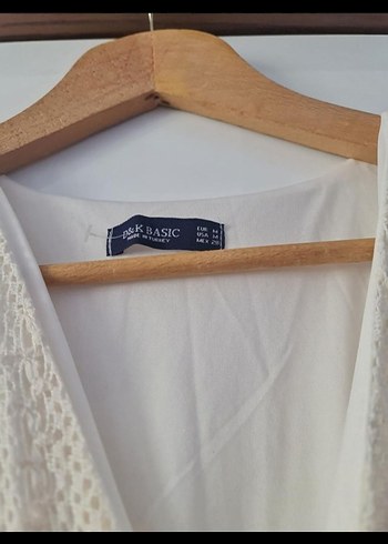 Diger Beyaz Keten Bohem Uzun Elbise - Görsel 5