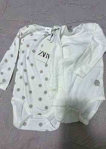 Zara Uzun Kollu Bebek zıbın 2'li - Görsel 8