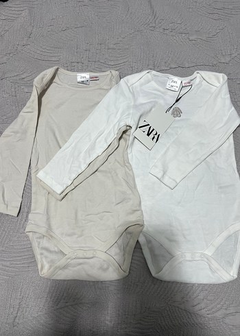 Zara Uzun Kollu Bebek zıbın 2'li - Görsel 4