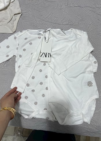 Zara Uzun Kollu Bebek zıbın 2'li - Görsel 3