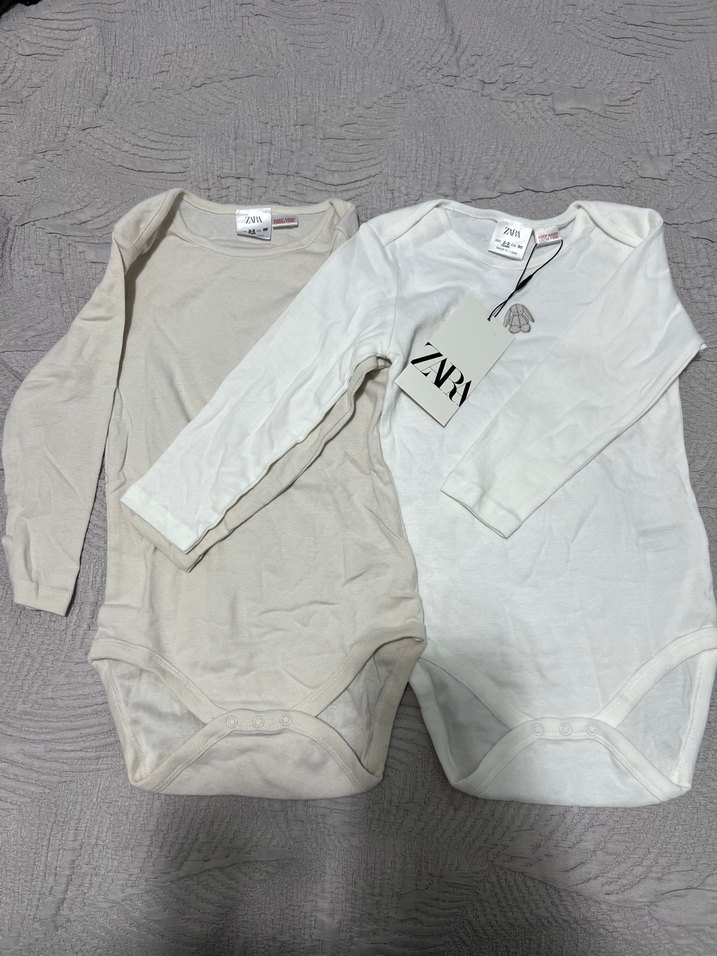 Zara Uzun Kollu Bebek zıbın 2'li - Görsel 4