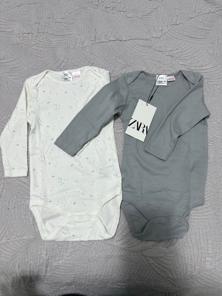 Zara Uzun Kollu Bebek zıbın 2'li - Görsel 5