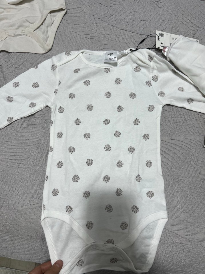 Zara Uzun Kollu Bebek zıbın 2'li - Görsel 2