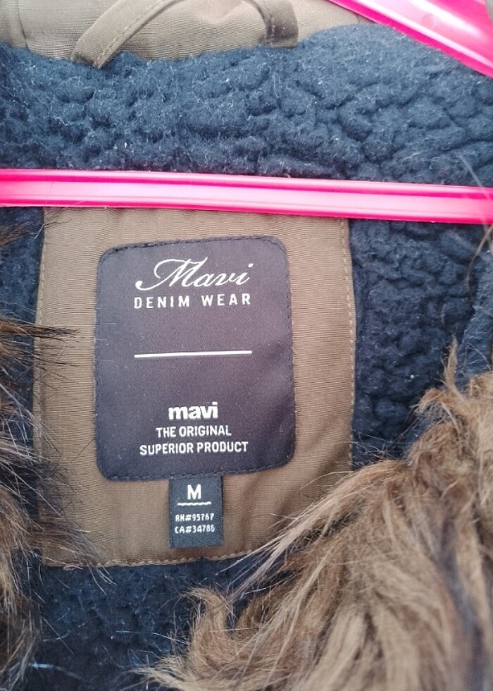 Mavi marka parka kaban - Görsel 4