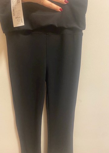 Siyah Spor Kadın Tayt - Görsel 2