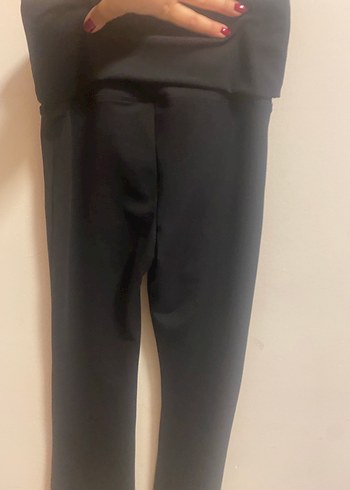 Siyah Spor Kadın Tayt - Görsel 3