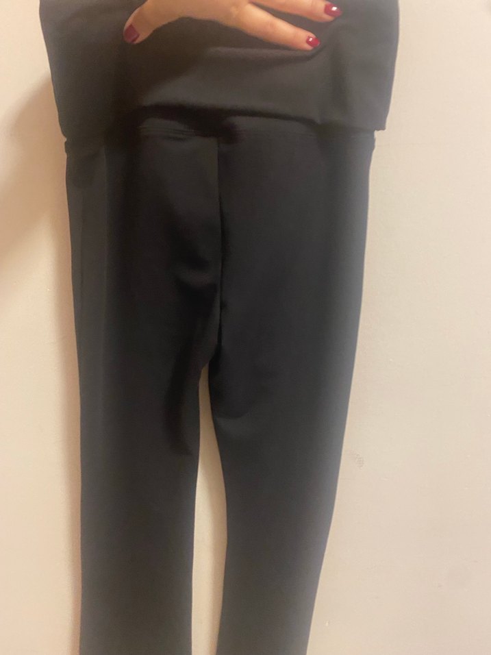 Siyah Spor Kadın Tayt - Görsel 3