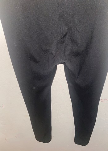 Siyah örme tayt - Görsel 5