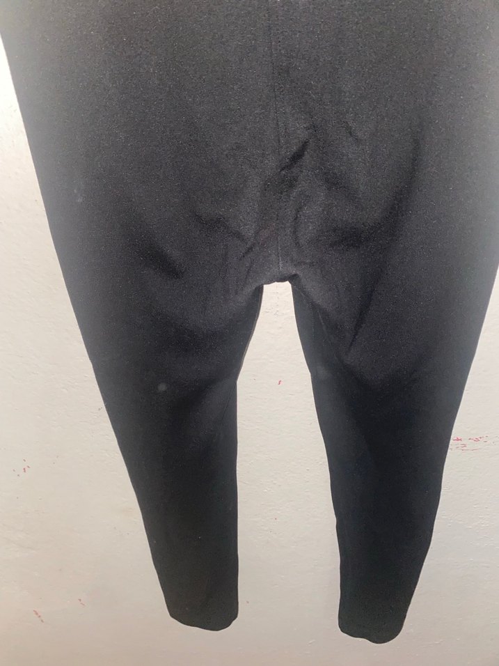 Siyah örme tayt - Görsel 5