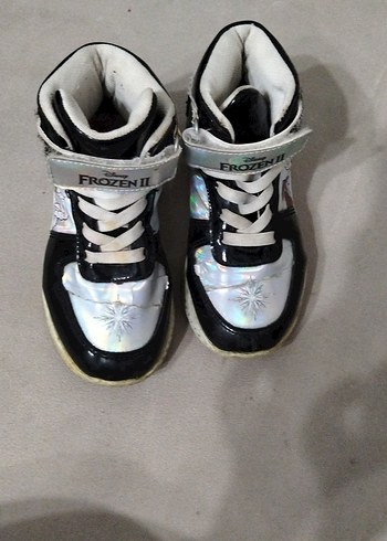 Kız Çocuk Beyaz Frozen II Baskılı Spor Ayakkabı - Görsel 2