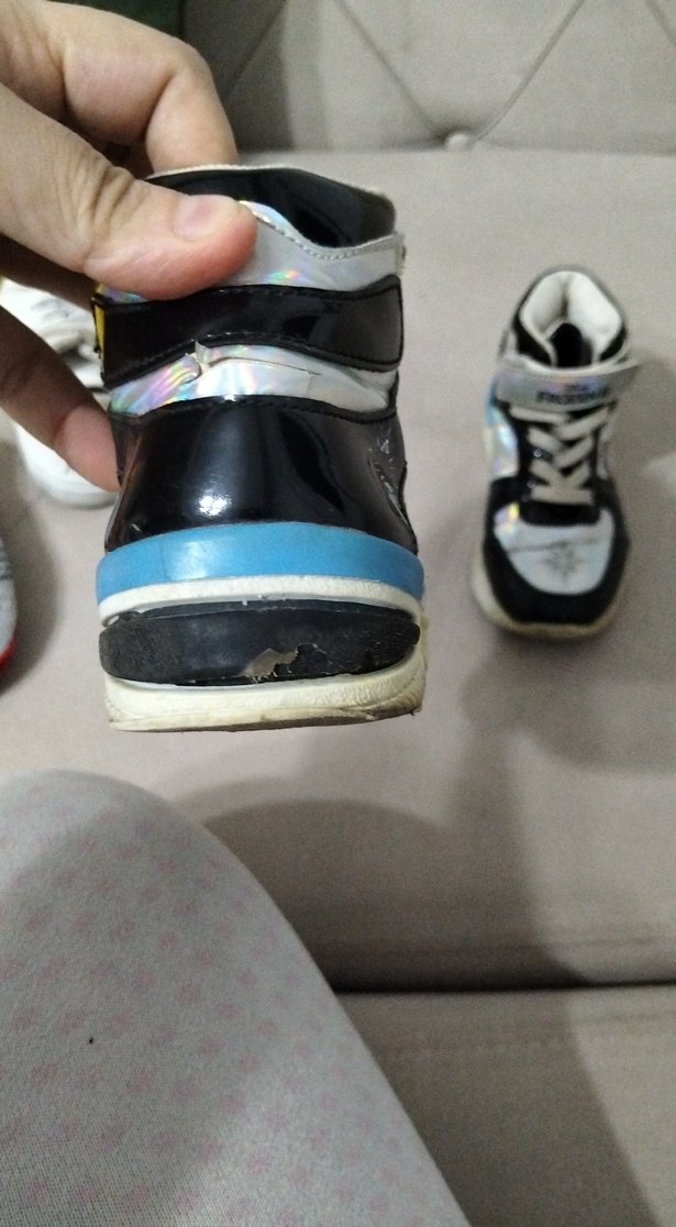 Kız Çocuk Beyaz Frozen II Baskılı Spor Ayakkabı - Görsel 4