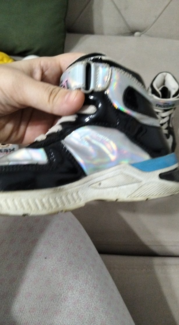 Kız Çocuk Beyaz Frozen II Baskılı Spor Ayakkabı - Görsel 3