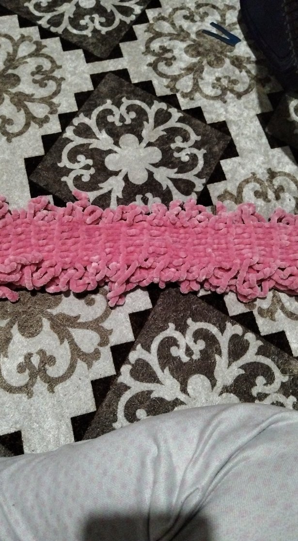 Pembe Çocuk Örgü Bere ve Atkı Takımı - Görsel 4