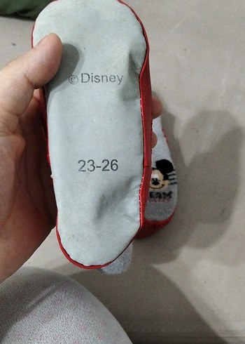 Çocuk Örme Sıcak Kırmızı Ev Terliği - Görsel 2