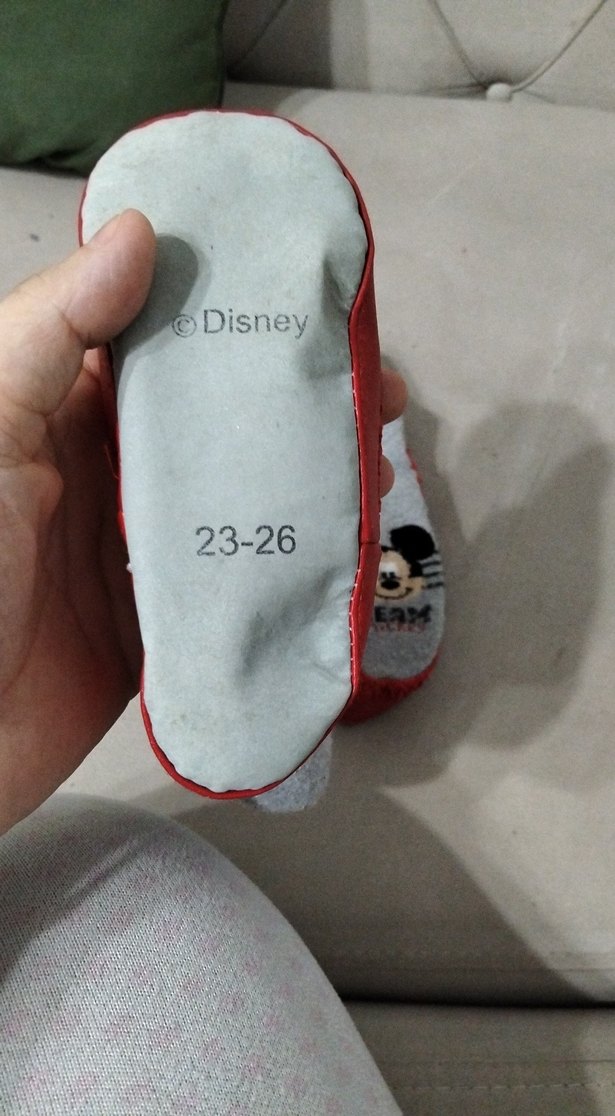 Çocuk Örme Sıcak Kırmızı Ev Terliği - Görsel 2