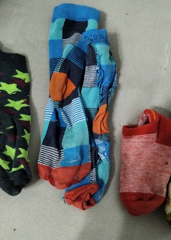 Renkli Desenli Kız Çorapları 25-26 numara - Görsel 4