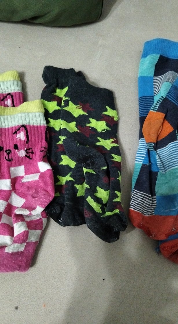 Renkli Desenli Kız Çorapları 25-26 numara - Görsel 3
