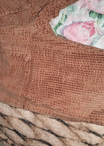 4 Yaş Beden Kız Çocuk Kahverengi Pamuklu Pantolon