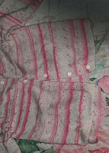 24-36 Ay Beden Kızlar için Bohem Örgü Hırka
