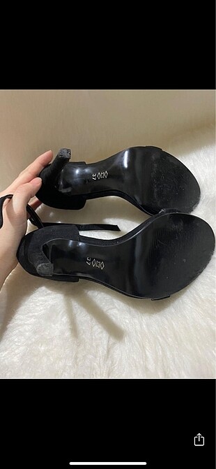 37 Beden siyah Renk Pelinin Ayakkabıları Siyah Topuklu
