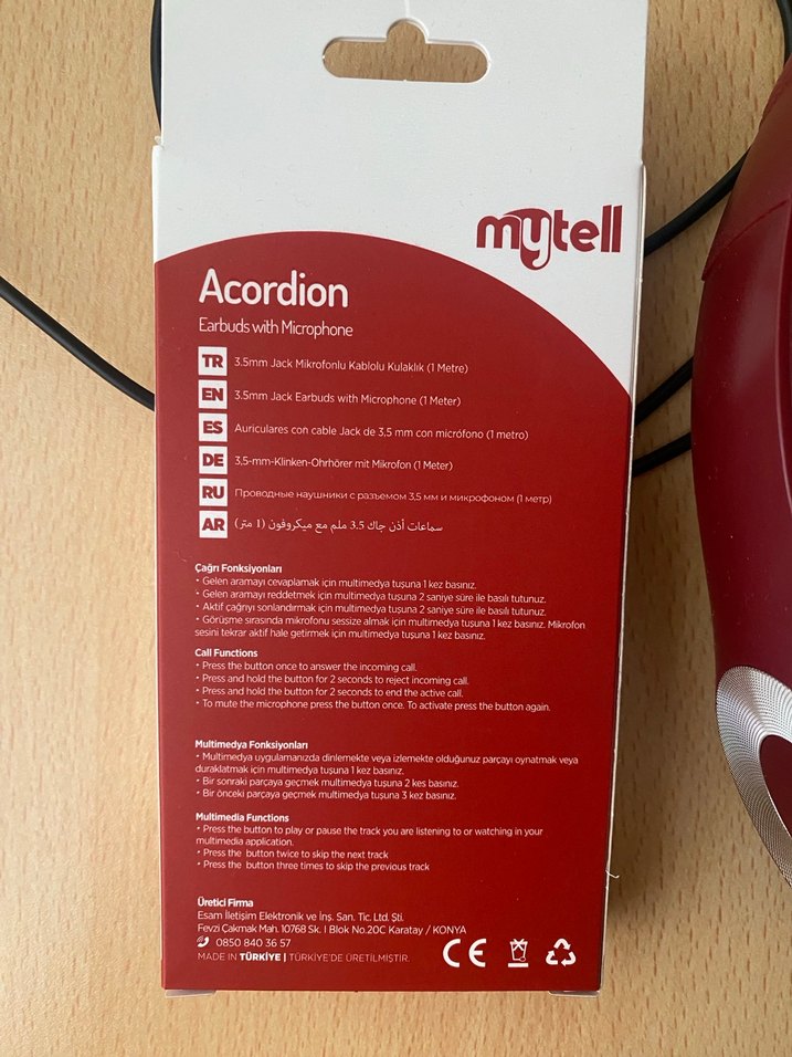 Kırmızı Kulaklık Seti - Görsel 2