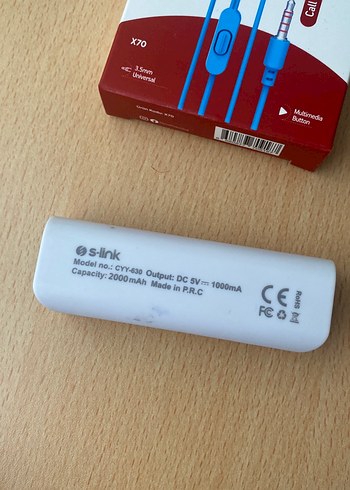 kulaklık,el dikiş makinesi ve powerbank şarj aleti ve vantilator - Görsel 5