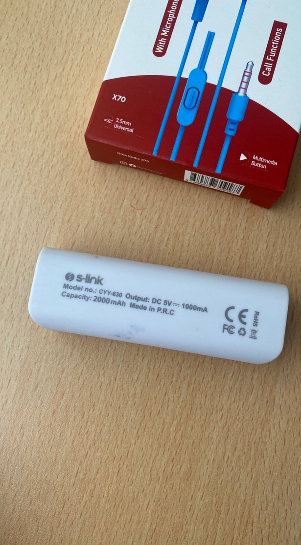 kulaklık,el dikiş makinesi ve powerbank şarj aleti ve vantilator - Görsel 5