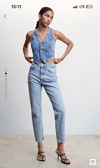 Mango mom jean