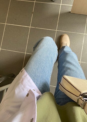 DeFacto Kadın Açık Mavi Regular Fit Denim Pantolon - Görsel 3