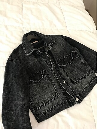 S m uyumlu oversize kot ceket