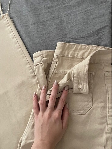 xs Beden camel Renk Ekru jean