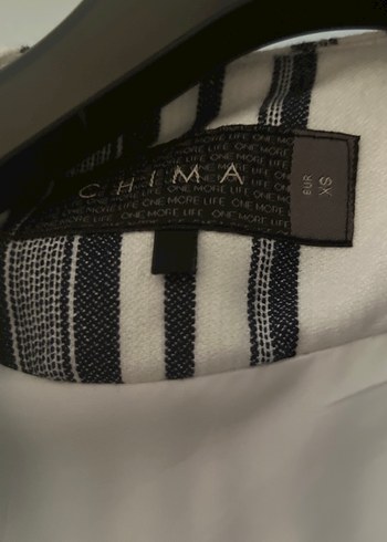 Chima Gri Çizgili Uzun Kollu Hamile Hırkası