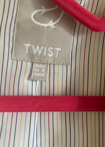 Twist Düğmeli Beyaz Kadın Blazer Ceket