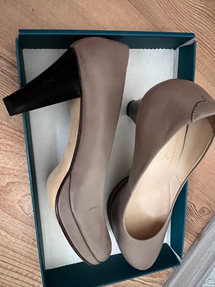 deri vizon kadın ayakkabı - Görsel 4