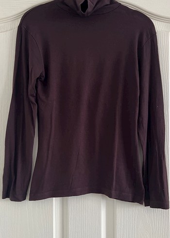 Bordo Gri Ekoseli Kız Bluz be kahve bady - Görsel 4