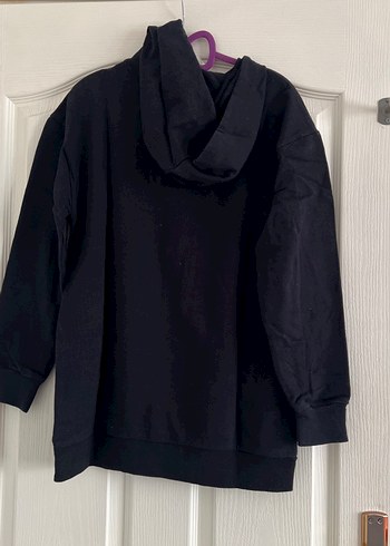 Gri Baskılı Siyah Sweatshirt - Görsel 3