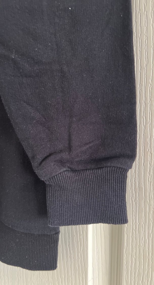 Gri Baskılı Siyah Sweatshirt - Görsel 4