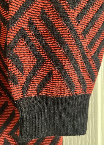 Bordo Kadın Triko Hırka - Görsel 2