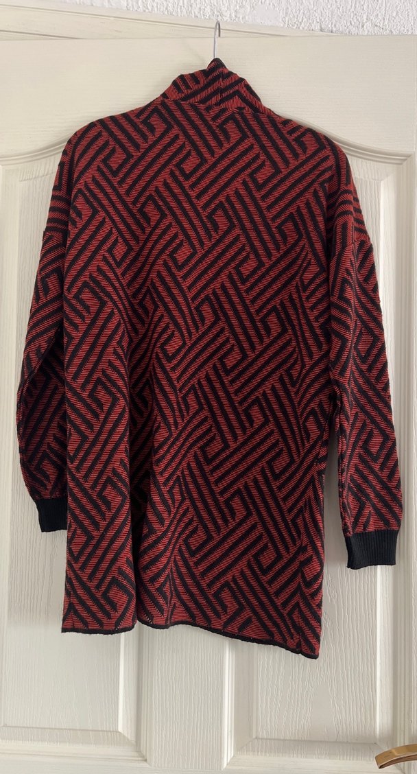 Bordo Kadın Triko Hırka - Görsel 4