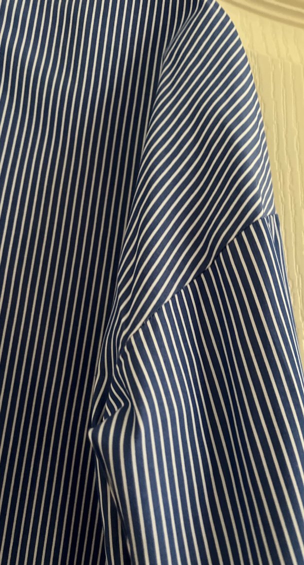 Nakışlı, Düğmeli Mavi Kadın Gömlek - Görsel 5