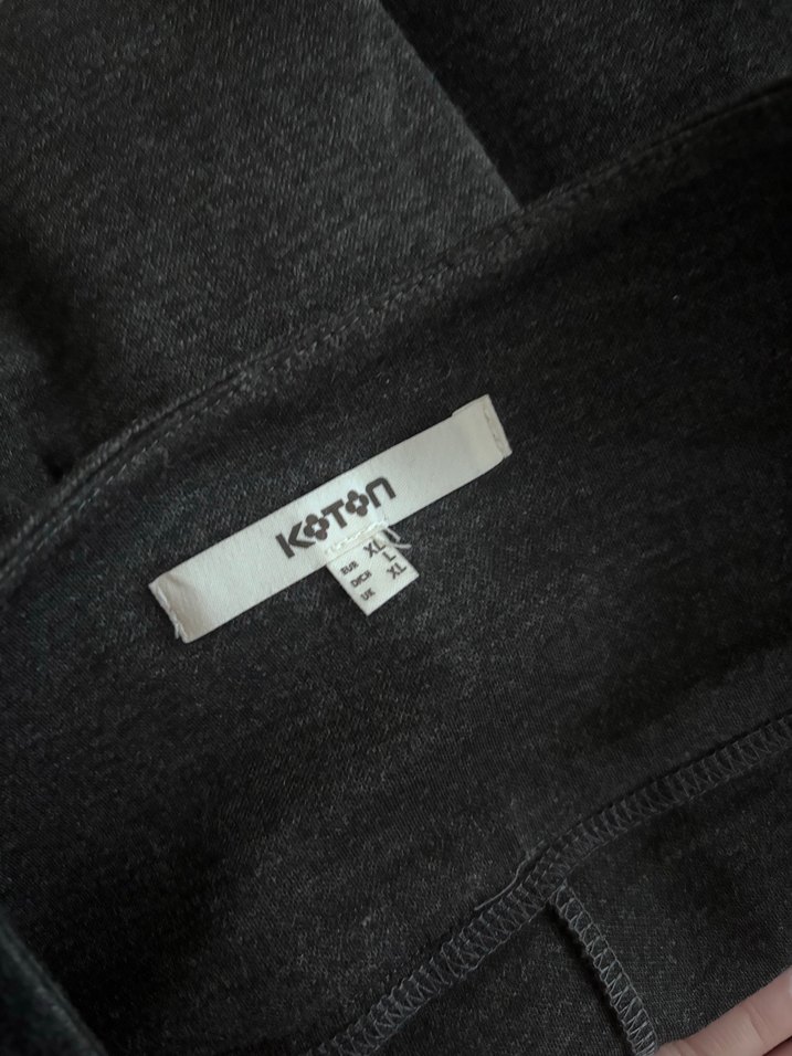 Gri Kemerli Midi Etek - Görsel 3