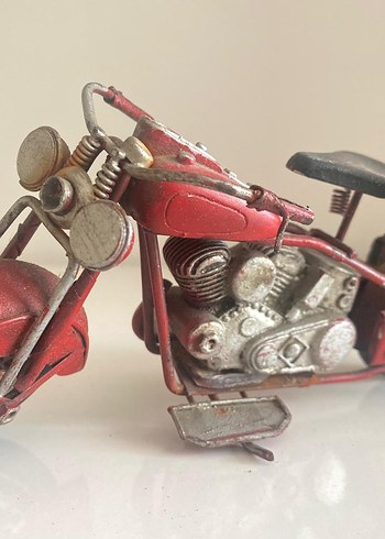 Beden #motorsiklet #antika #Kırmızı Model Motosiklet Seti