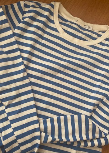 Mavi Çizgili Uzun Kollu - Görsel 5