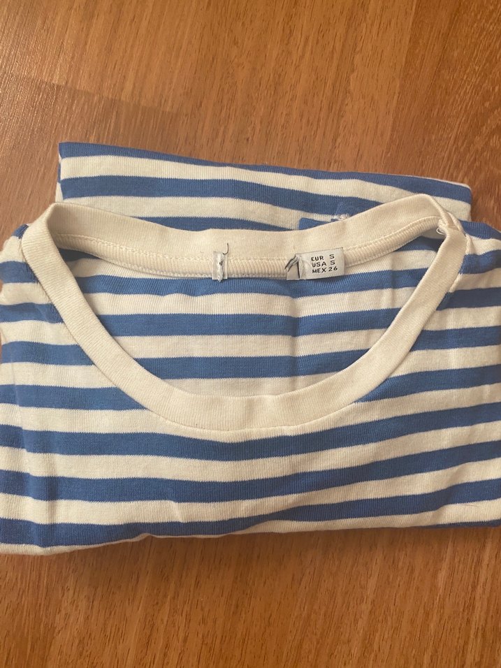 Mavi Çizgili Uzun Kollu - Görsel 2