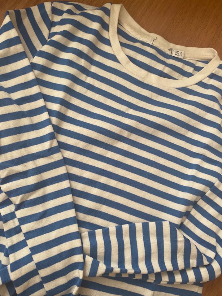 Mavi Çizgili Uzun Kollu - Görsel 5