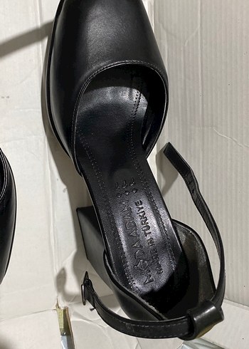 Kadın Siyah Gotik Platform Topuklu Ayakkabı - Görsel 4