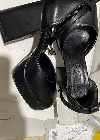 Kadın Siyah Gotik Platform Topuklu Ayakkabı - Görsel 7