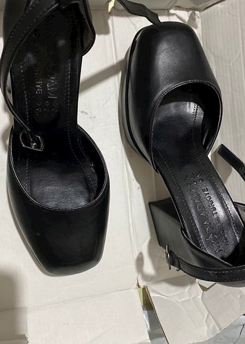 Kadın Siyah Gotik Platform Topuklu Ayakkabı - Görsel 3