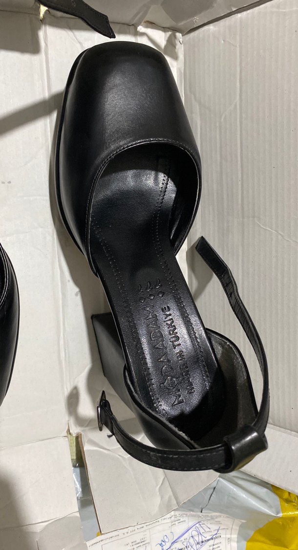 Kadın Siyah Gotik Platform Topuklu Ayakkabı - Görsel 4