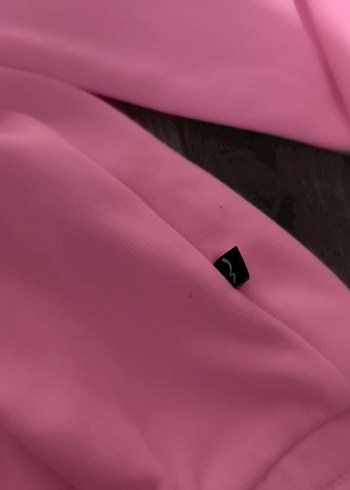 Pembe Kadın Yarım Fermuarlı Sweatshirt - Görsel 2